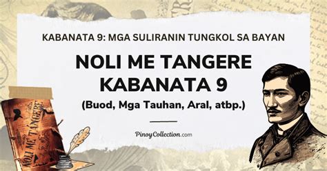 Saan ang tagpuan sa kabanata 9 ng noli me tangere .